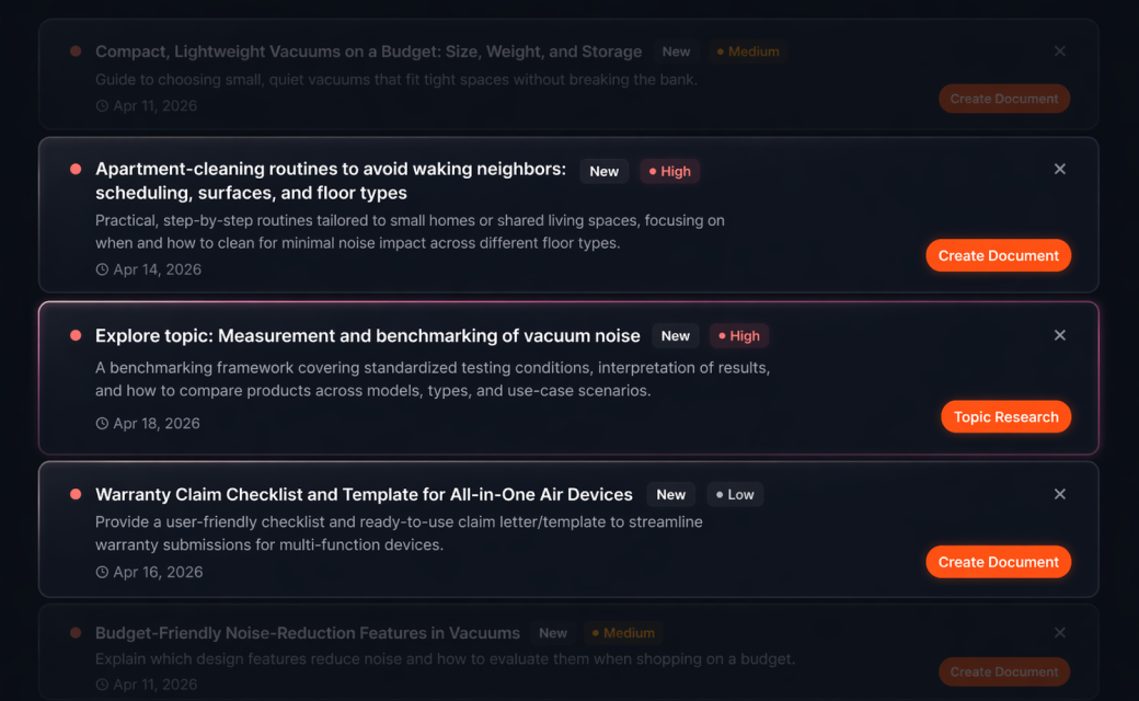 Opportunities Engine